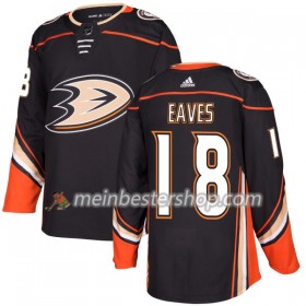Anaheim Ducks Patrick Eaves 18 Adidas 2017-2018 Schwarz Trikot Authentic - Herren